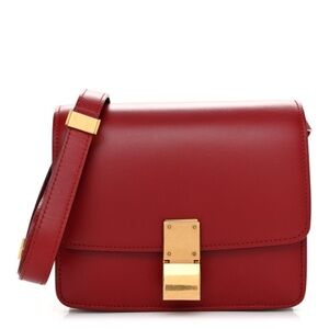 CELINE Box Calfskin Small Classic Box Flap Bag